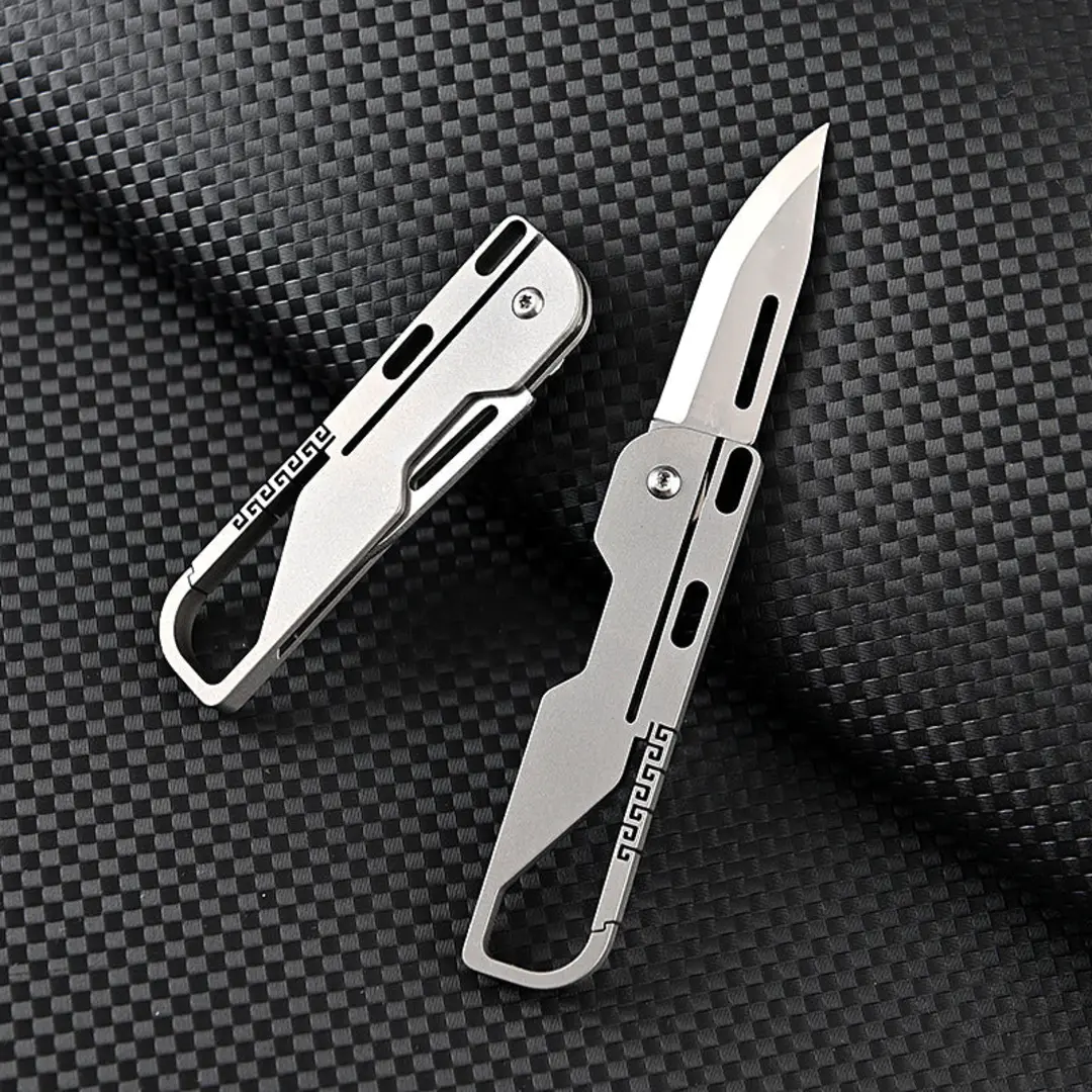 Titanium Keychain Pocket Knife